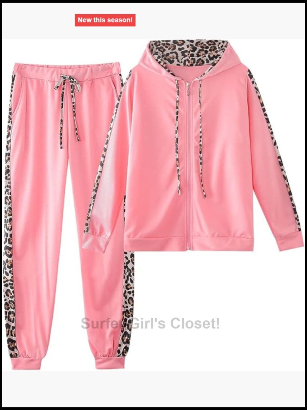 Women's 2 Piece Tracksuit Hoodie and Jogger Sweatpants Set